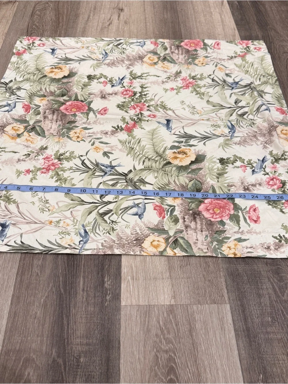 Pottery Barn Marlena Floral Botanical Euro Pillow Covers Cotton Traditional